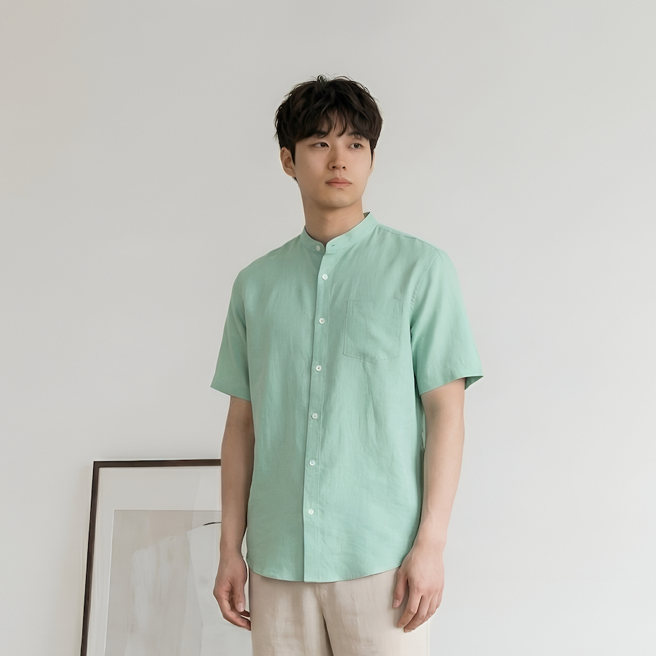 Cottongo Kemeja Pria Shanghai Pendek