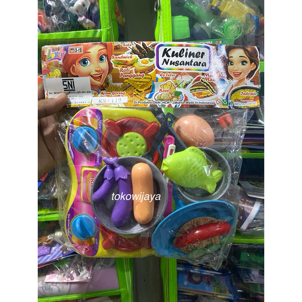 Mainan Edukasi Anak Masakan Kuline Kantong KS119