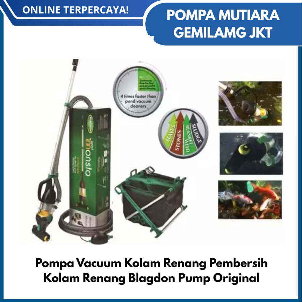 Pompa Vacuum Kolam Renang Pembersih Kolam Renang Blagdon Pump Original
