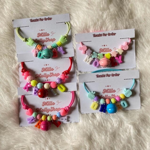 Kalung Kucing Nama Huruf Gantung / Kalung Kucing Nama / Kalung Kucing Custom Nama / Kalung Anabul