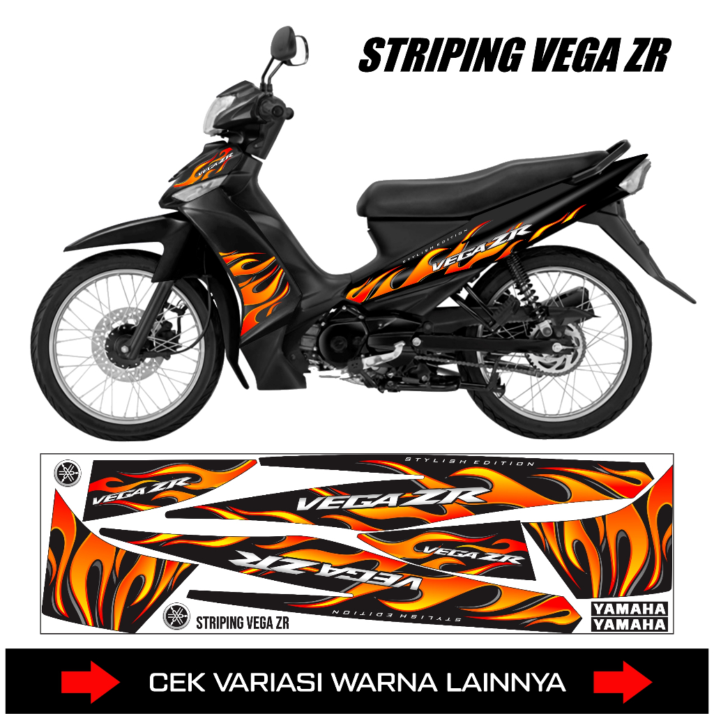 Striping Sticker Vega Zr / Decal Yamaha Vega ZR