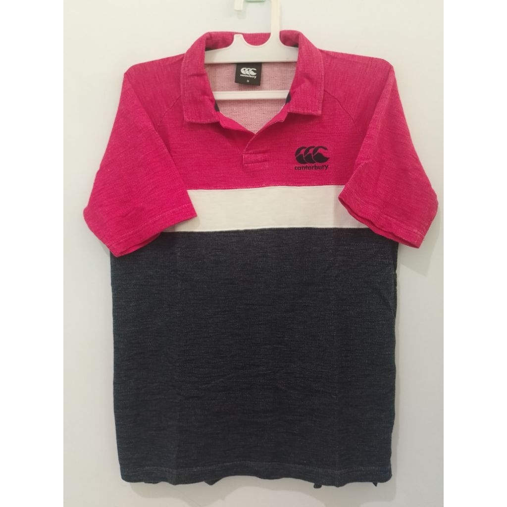 baju kaos kerah canterburry fashion casual pria