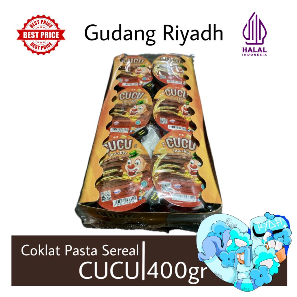 Cucu Quackle Coklat Pasta Sereal