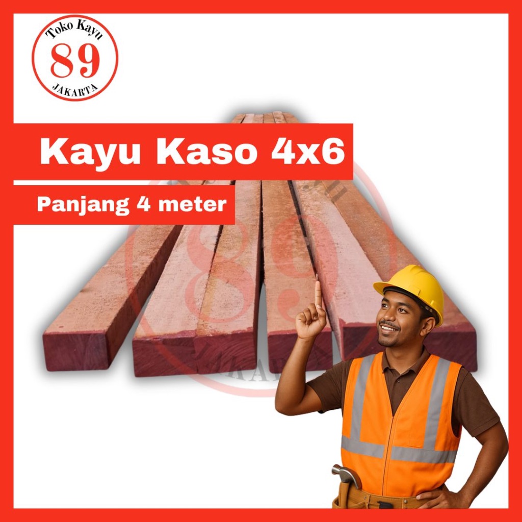 kayu kaso 4x6 Meranti Batangan panjang 4 meter / Kaso Kamper / Kaso Bagus Lurus / Kaso Batangan Lemp
