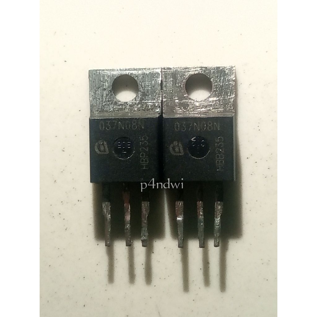 Mosfet 037N08N 80V 75A Fet Transistor Original Cabutan