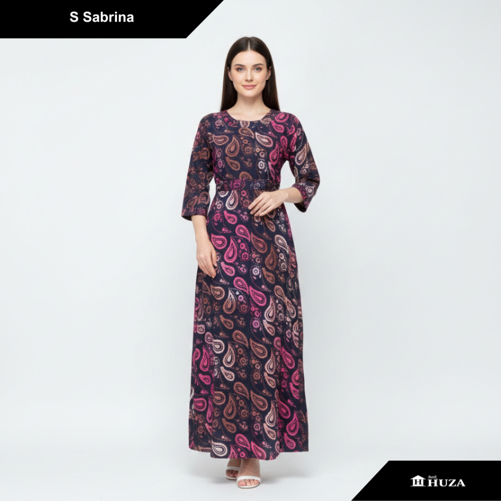 Batik Huza Daster Panjang Sedress Sabrina