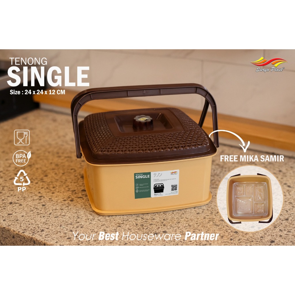 Tenong SINGLE (+samir) SCUDERIA Surya Plast | Tenong Hajatan Plastik | Tenong Berkatan Segi