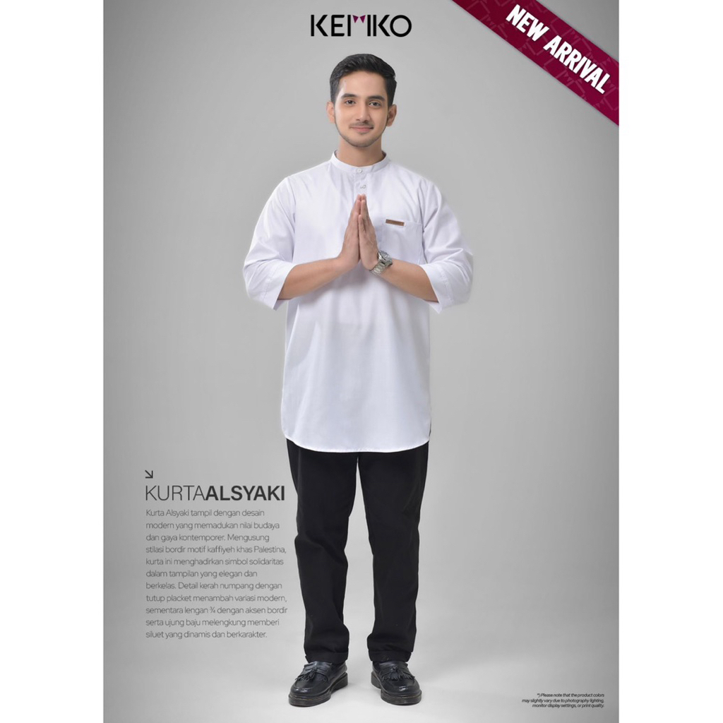 RABBANI - baju koko pria KEMKO ALSYAKI PUTIH”