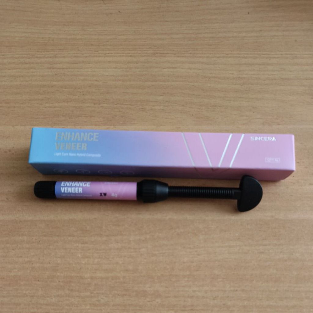 Sincera Enhance Veneer Nano Hybrid Light Cure Composite Resin Komposit Bahan Veneer Direct Veneer Ba