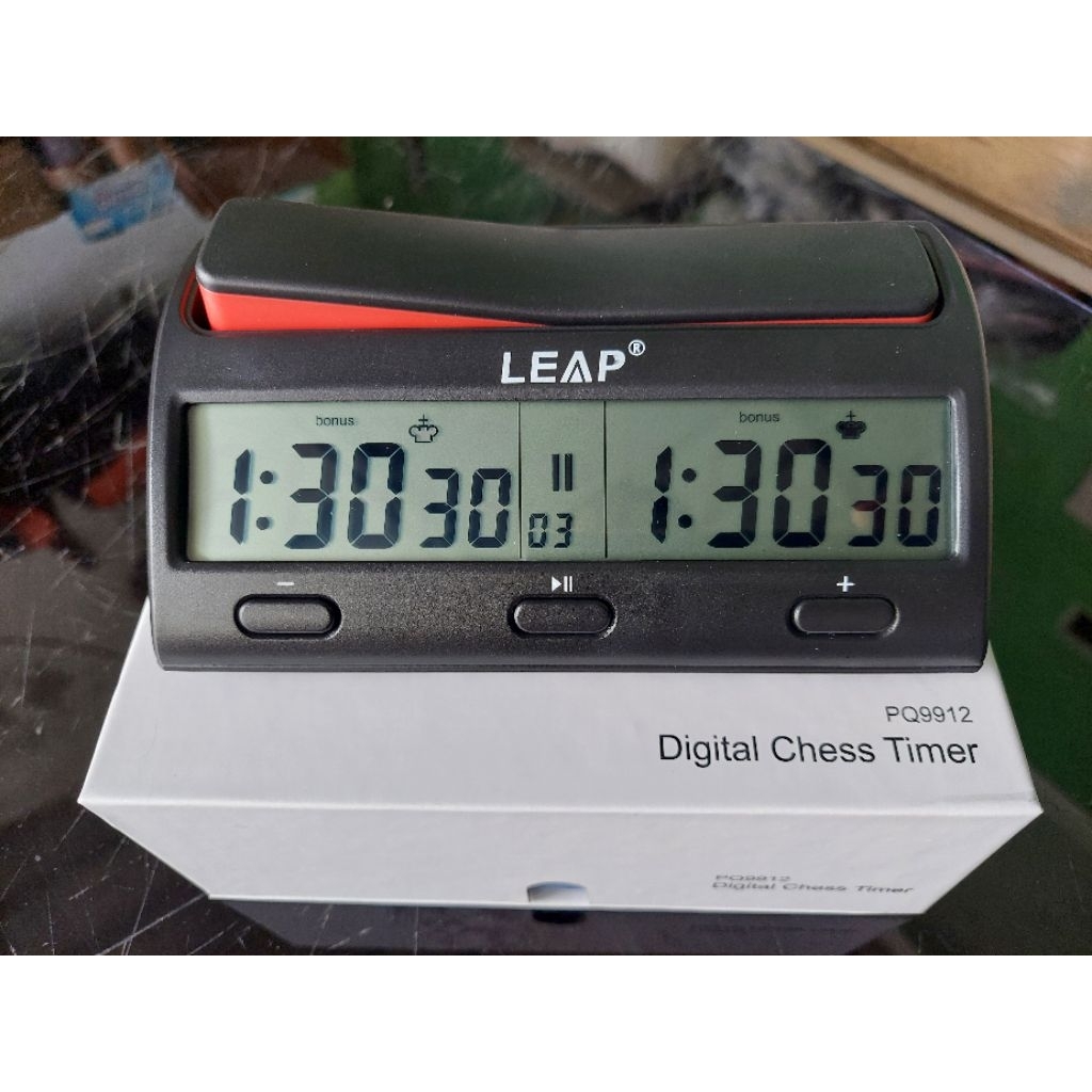 Jam catur Leap PQ9912,standar turnamen.