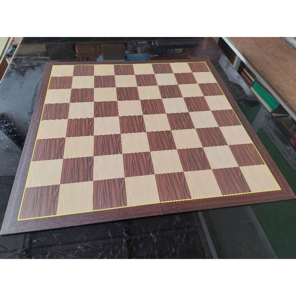 Papan catur lipat 4 standar turnamen,murah,Papan saja.