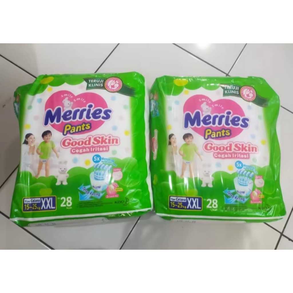 Merries Good Skin Popok Bayi Ukuran S-XXL