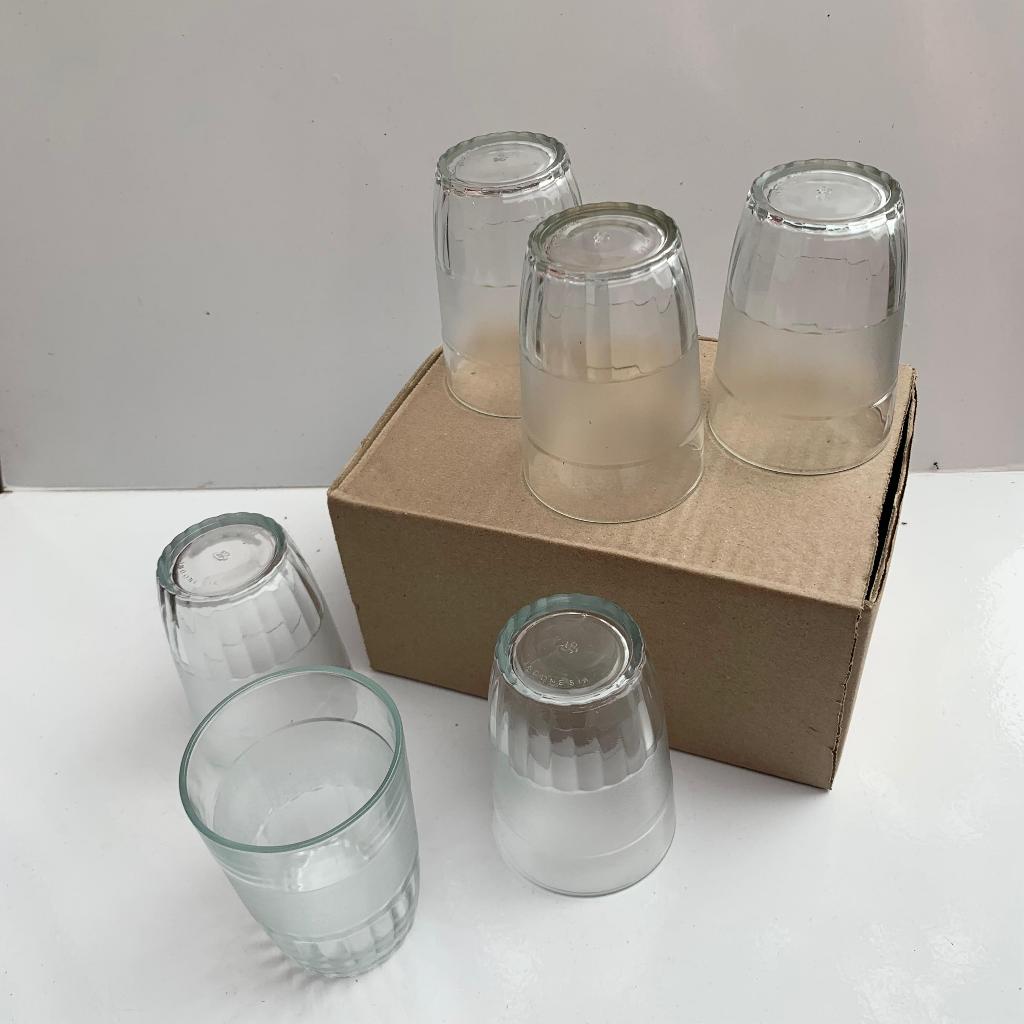 6 PCS Gelas Kaca Kedaung HS 6 & HS 9 - Gelas Teh Kopi - Gelas Beling