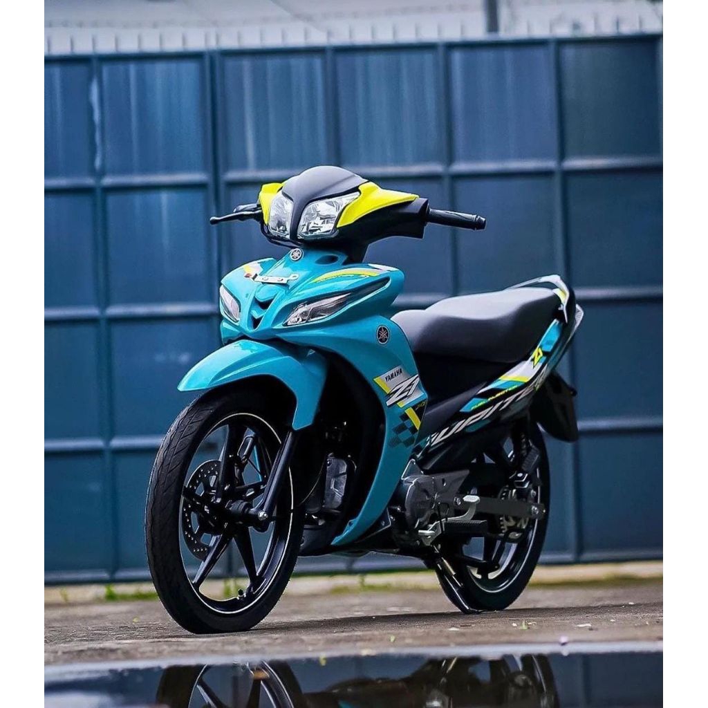 Striping Stiker Jupiter Z1 2023 Tosca Stiker lis Decal Body Standar Ori Yamaha Jupiter Z1 2023 Hijau