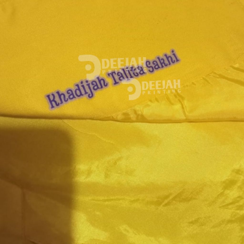 Label nama baju sablon DTF setrika