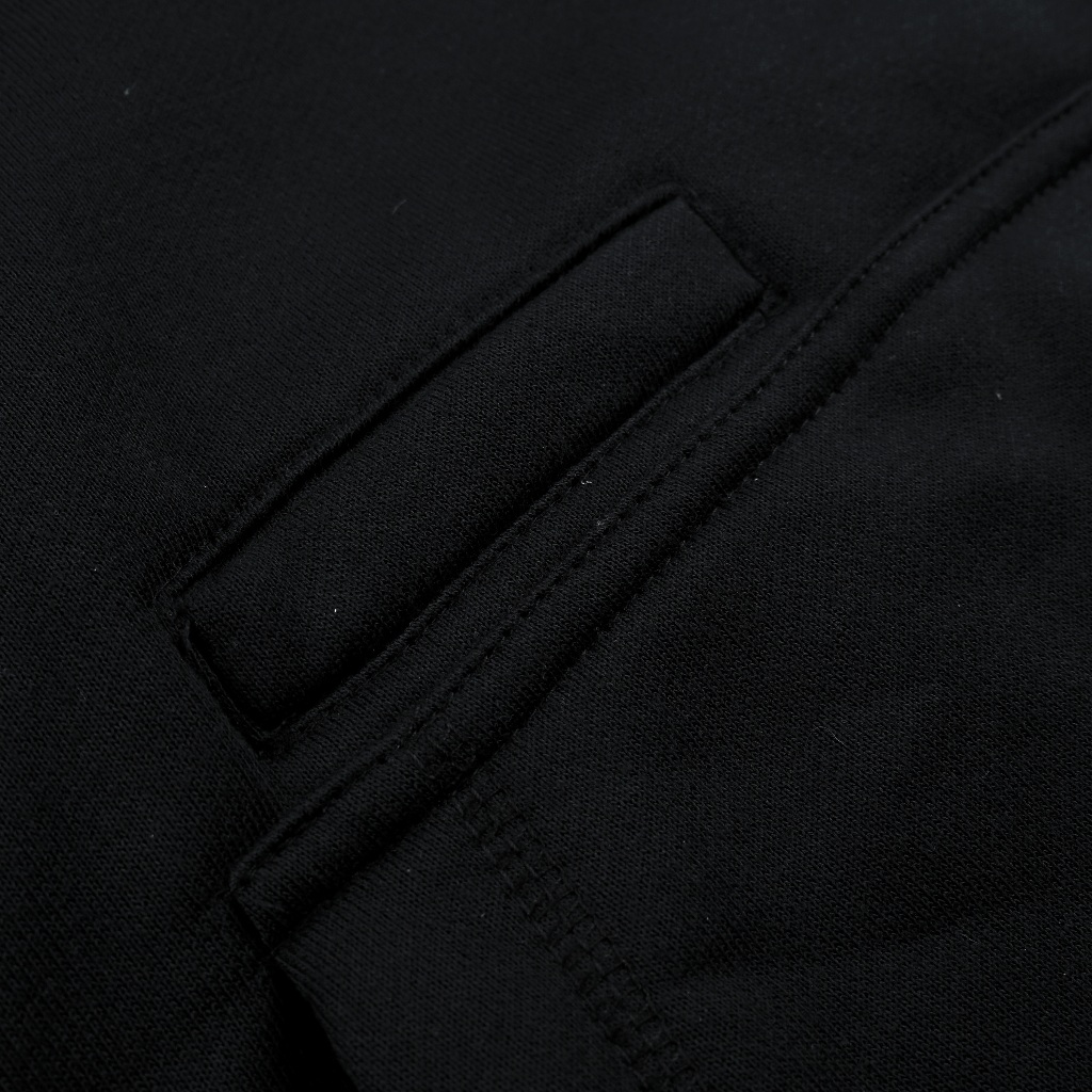 Troy Company Boxy Arm Pocket Hoodie Athwo - Hoodie Boxy Hitam BAPH 3433