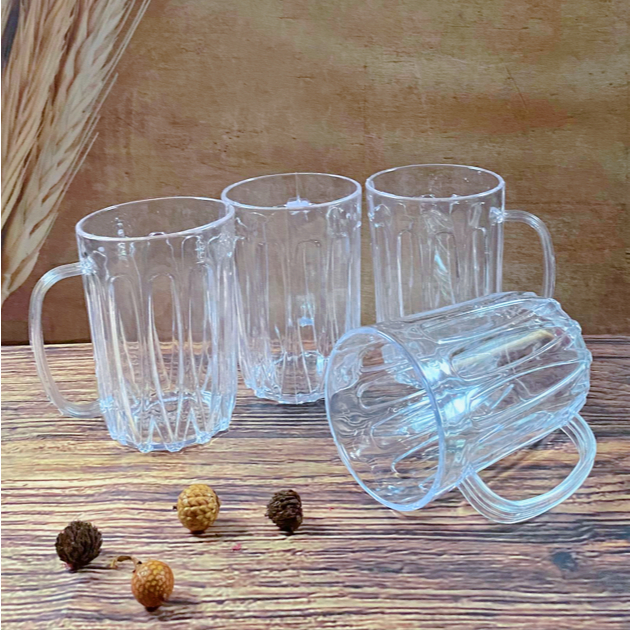 Gelas Plastik Bening / Gelas Akrilik / Mug Plastik / Mug Honey
