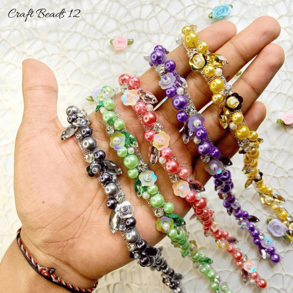 Payet Rangkai Mutiara N16 | Payet Mutiara / Payet Leher / Payet Pinggang / Payet Dada / Bisa Custom 