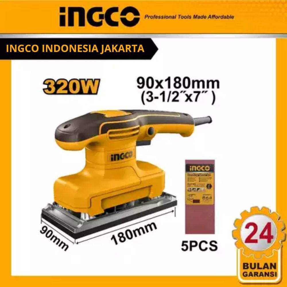 INGCO FS3216 FINISHING SANDER MESIN SANDER PANJANG MESIN AMPLAS INGCO
