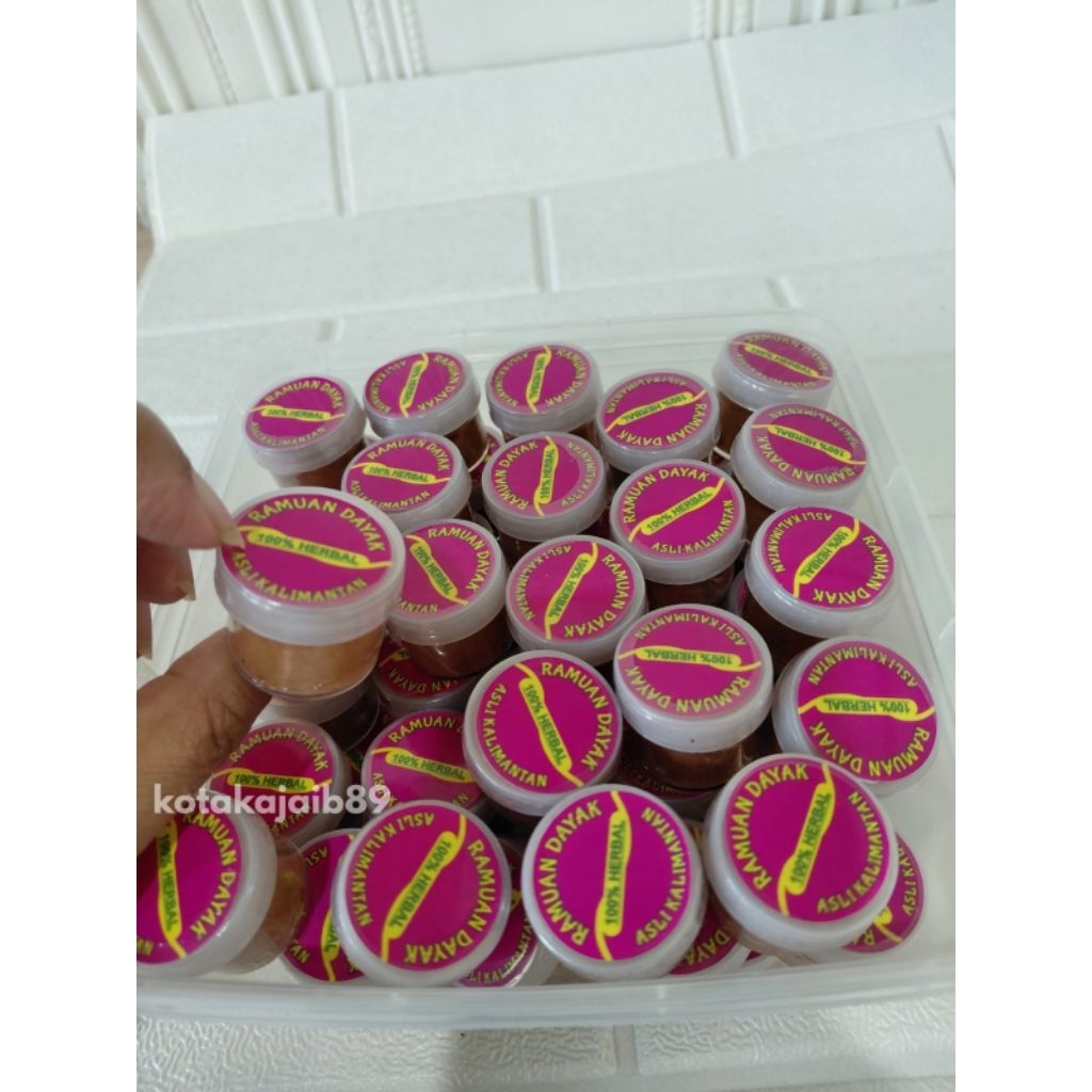 RAMUAN DAYAK ASLI KALIMANTAN 100% HERBAL