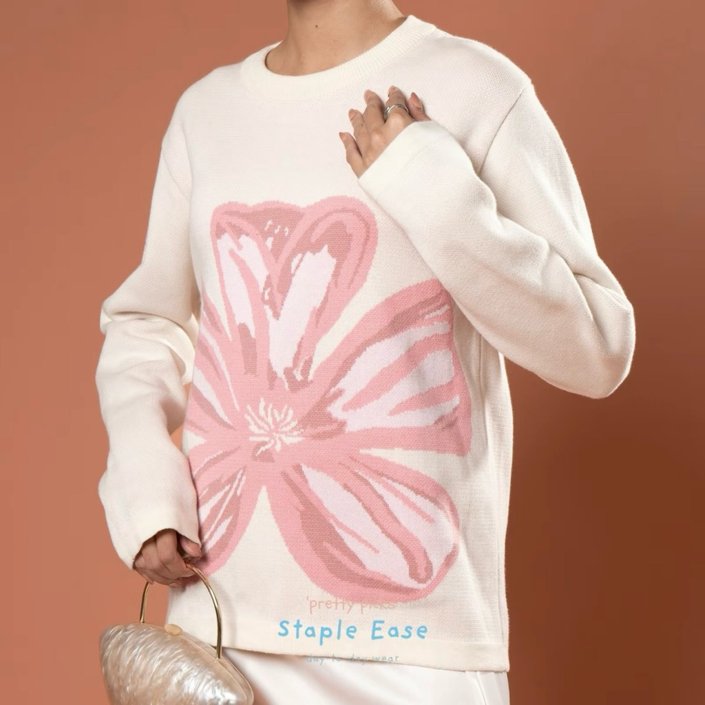 BWBYAZ Straple Ease - Claire Blossom Knit BARU