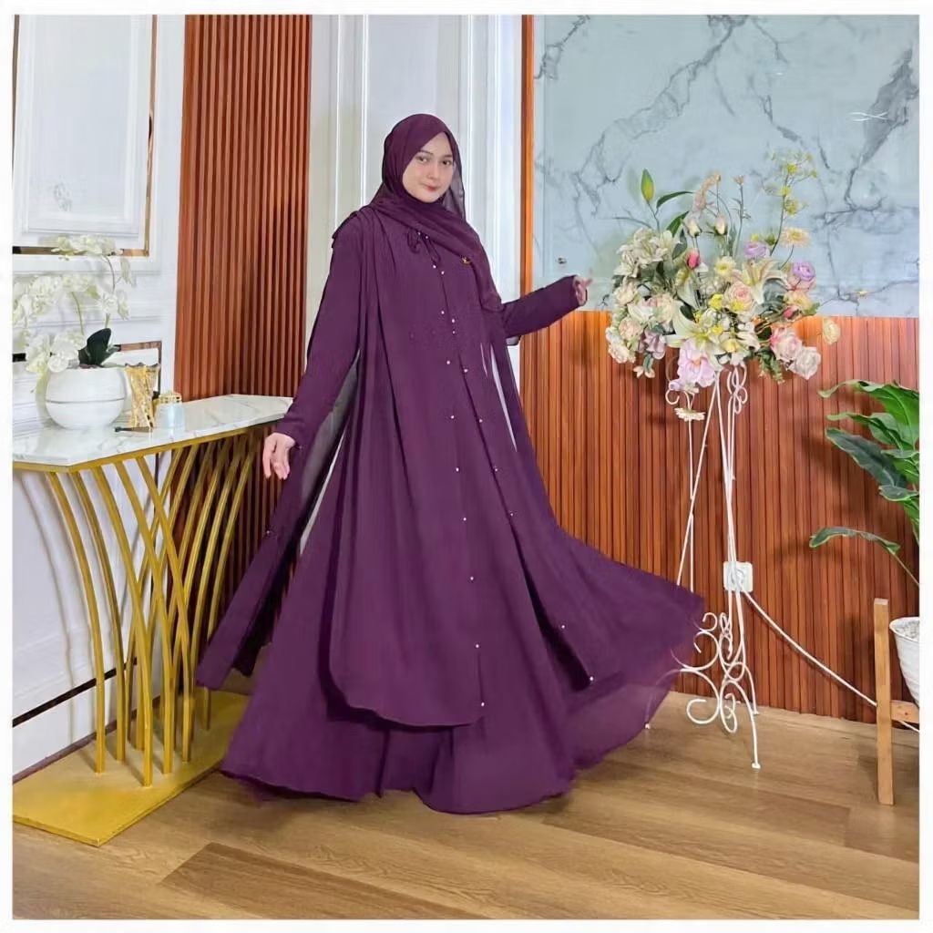 Abaya shafira gamis outer muslimah Ld 120  terbaru By asya