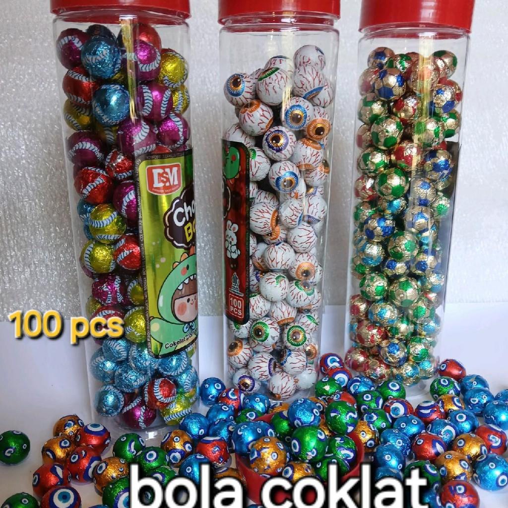 CHOCO BALL coklat bola compound isi 100/toples