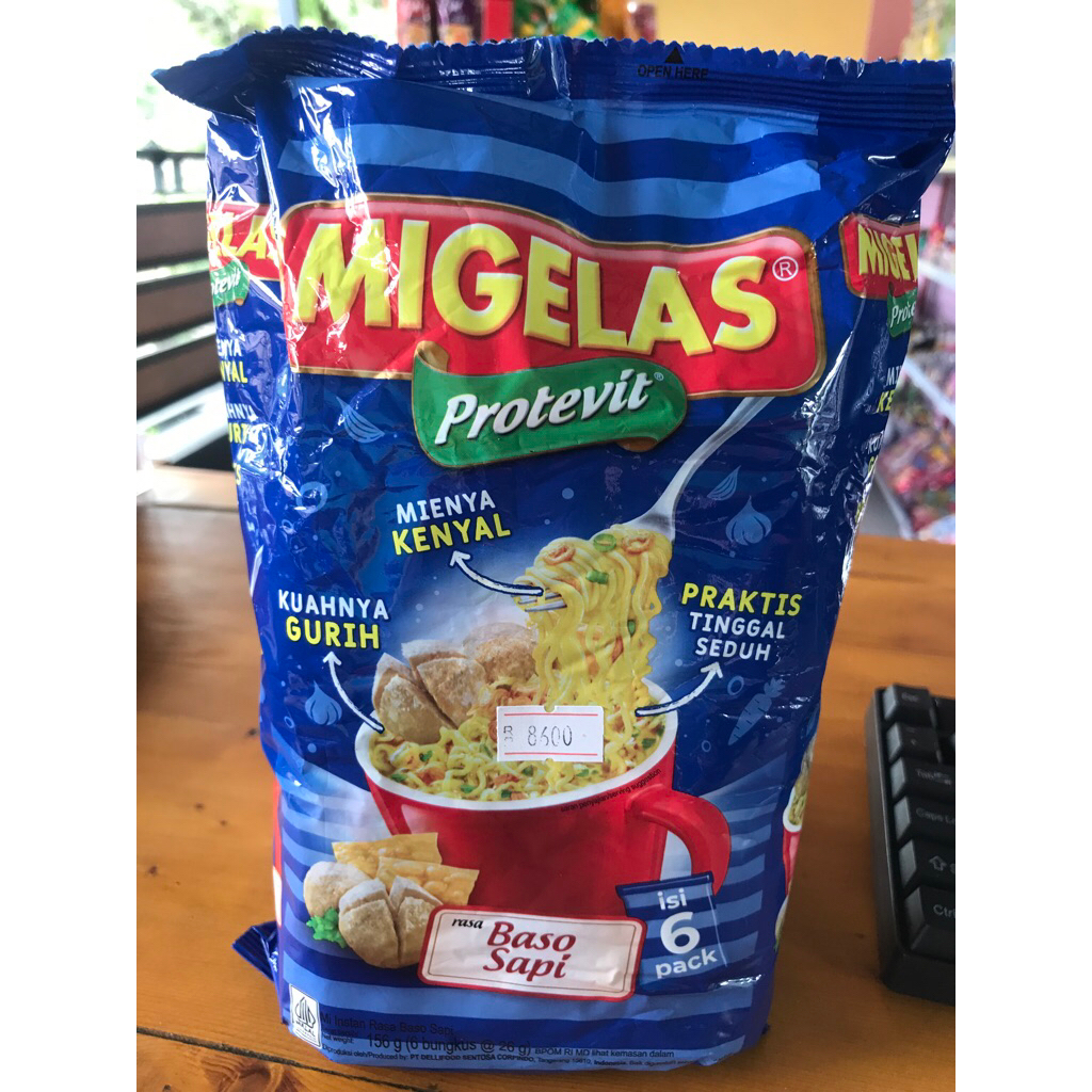 Mie Gelas Baso Sapi Isi 6