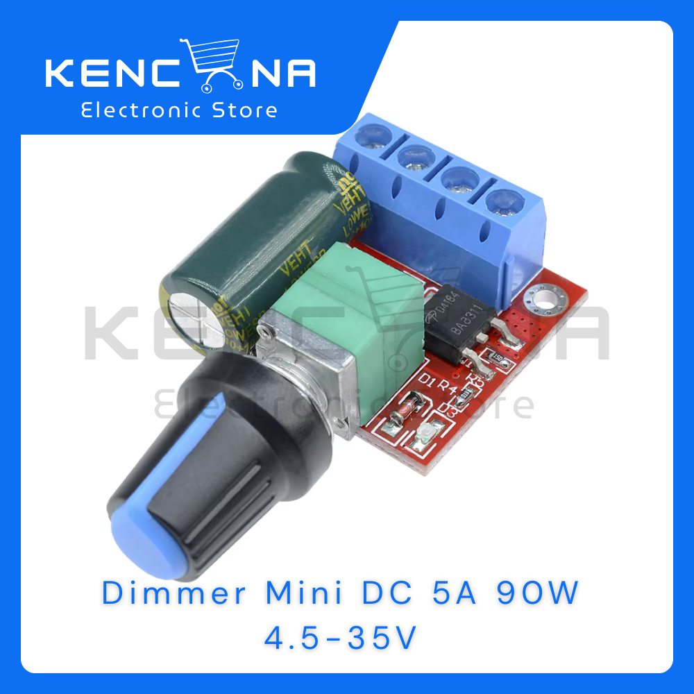 Dimmer Mini DC 5A 90W  4.5-35V