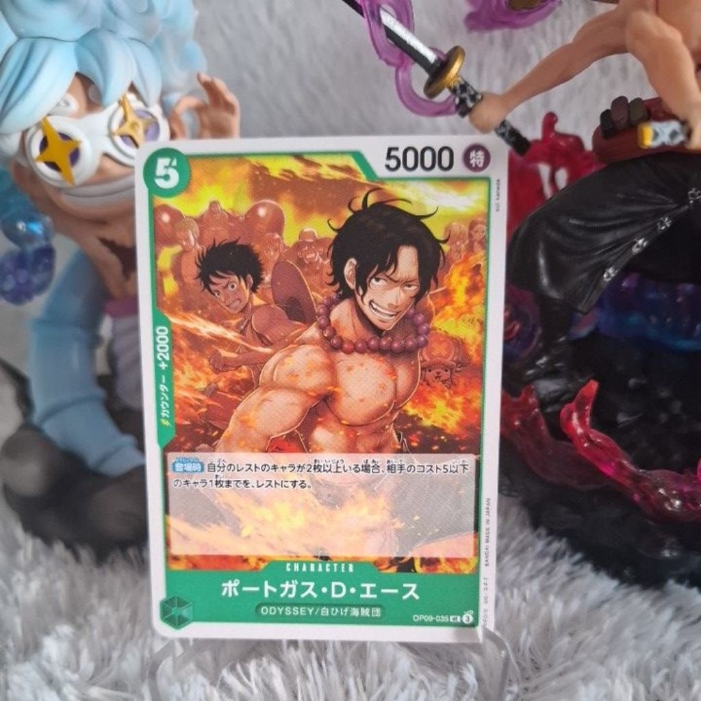 Ace & Luffy UC OP09-035 one piece tcg
