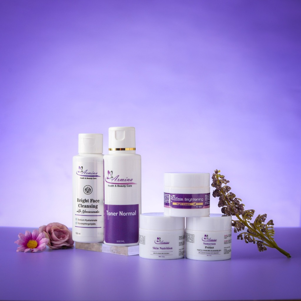 ARMINA - Paket Skincare Whitening Organic Bronze