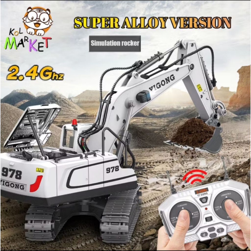 YIGONG Remot Control Excavator 11 CH 1:20