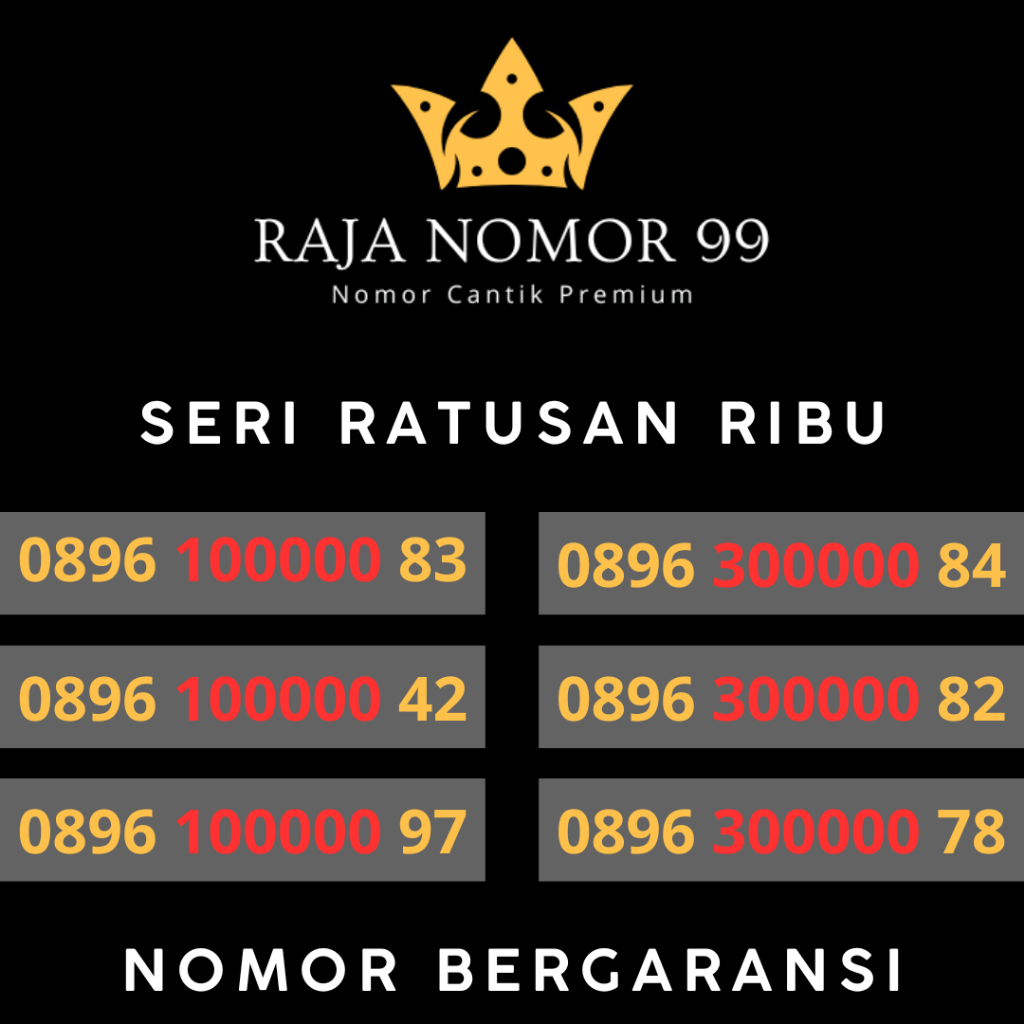 Kartu Perdana Nomor Cantik Tri Banyak Pilihan Nomor