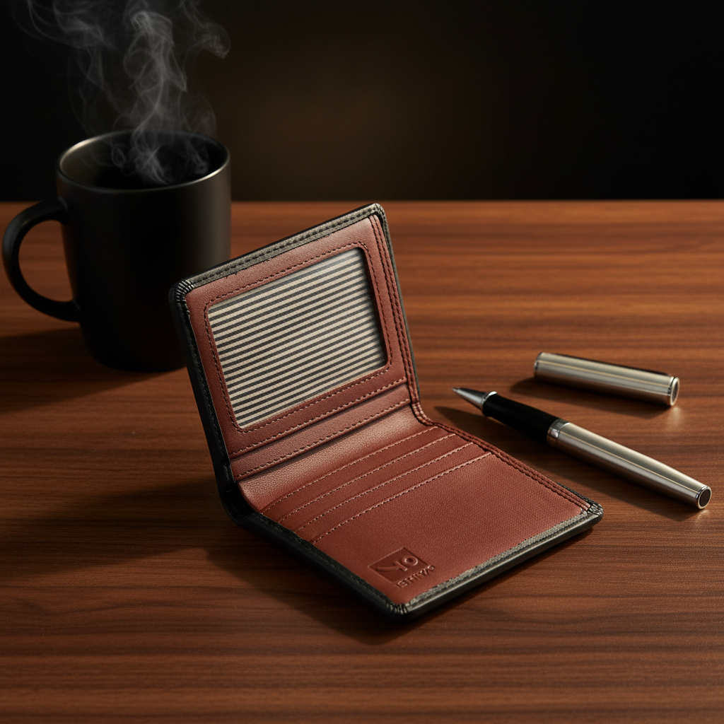 Dompet Pria Kulit Asli – Slim & Compact | Dompet Tipis Minimalis ISHIYA PETITE