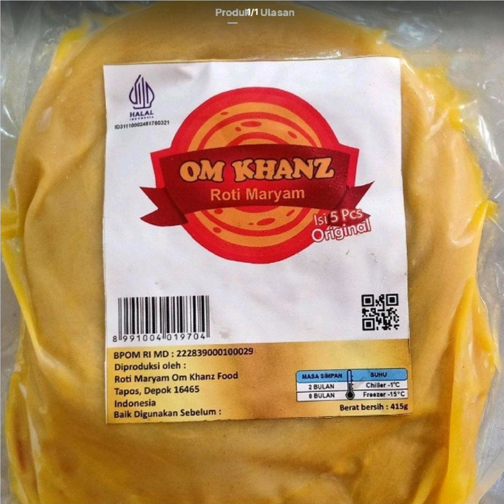 OM KHANZ ROTI MARYAM ORIGINAL 5 PCS