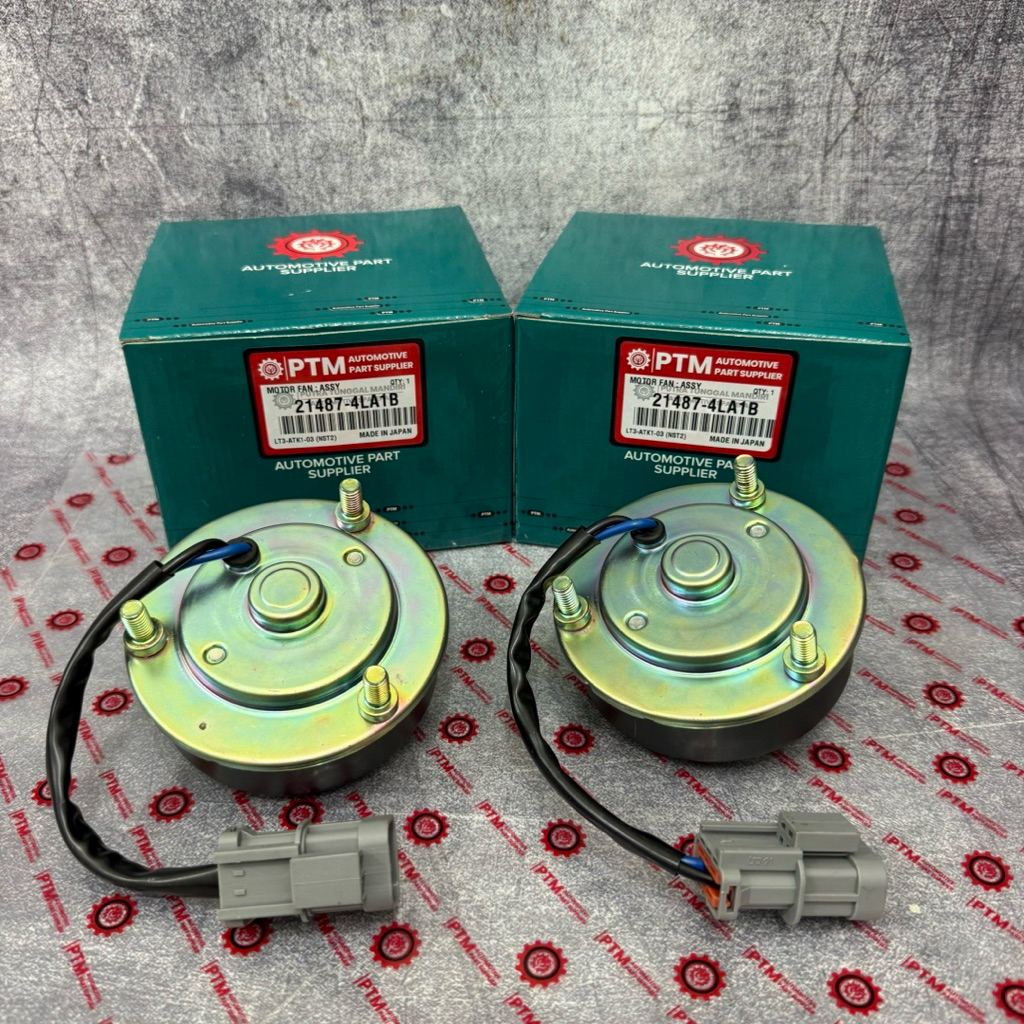 Motor Fan Radiator/Motor Fan AC/Dinamo Kipas Nissan Datsun Go Garansi (1pcs) Genuine PTM 21487-4LA1B