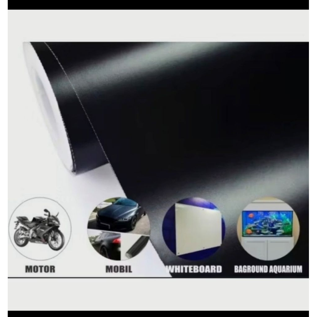 SKOTLET STIKER MOTOR HITAM DOFF MAXDECAL