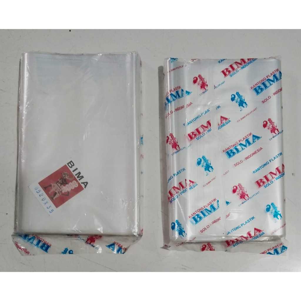 Plastik PP bening tebal 05 plastik keripik tebal / plastik kaku bening tebal / plastik makanan kerin