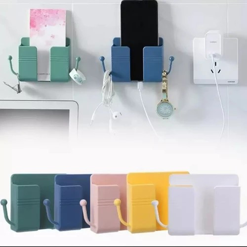 S48 Holder Hp tempel dinding Holder Hp 2 kait Rak hp tempel dinding Rak hp 2 kait Rak hp tempel dind