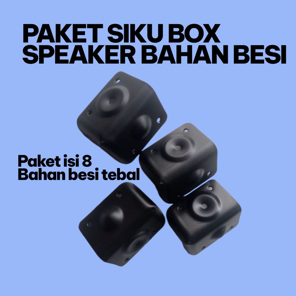 Siku box speaker bahan besi Siku pojok box speaker besi isi 8