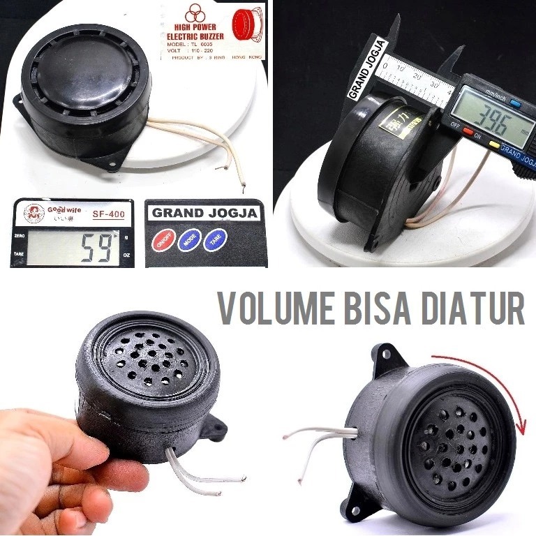 3K Bel Listrik 220v Bel Sekolah Langsung Sambung Listrik Nyaring Tet Tet Ac Electric Buzzer High Pow