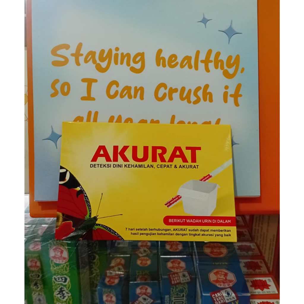 Akurat Test Pack: 1 Pcs Strip Test for Pregnancy Detection