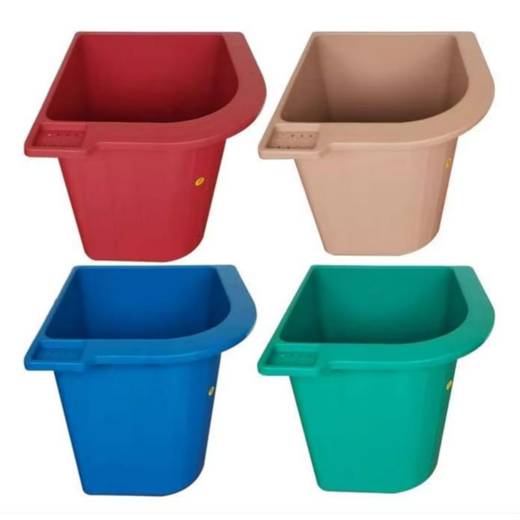 BAK AIR SUDUT GM KECIL-246 / BAK MANDI SUDUT / BAK MANDI PLASTIK / TONG AIR