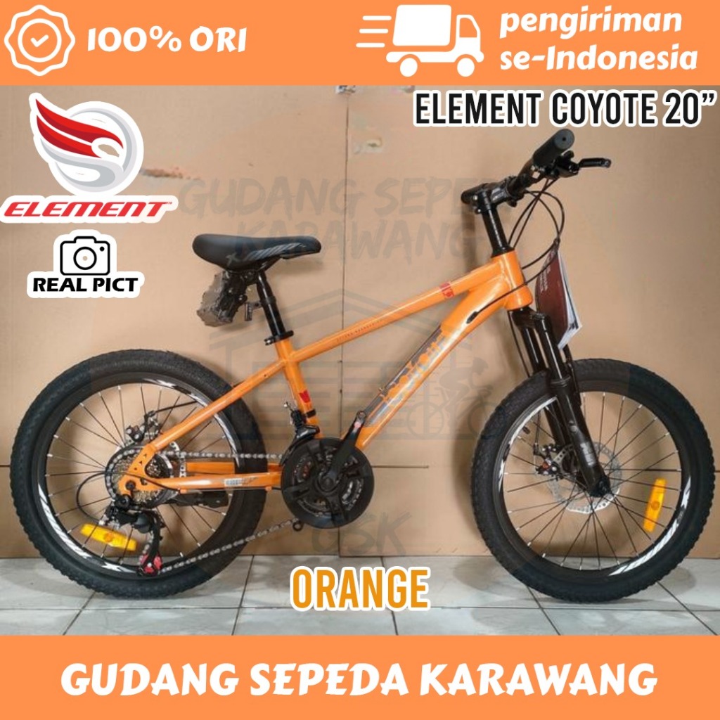 Sepeda Gunung Mtb 20 Inch Element Coyote 21 Speed Sepeda Mtb Coyote 20 Inch