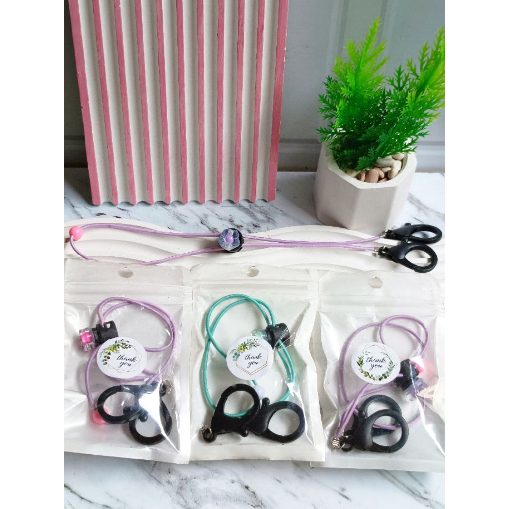 Souvenir Pernikahan Tali Masker