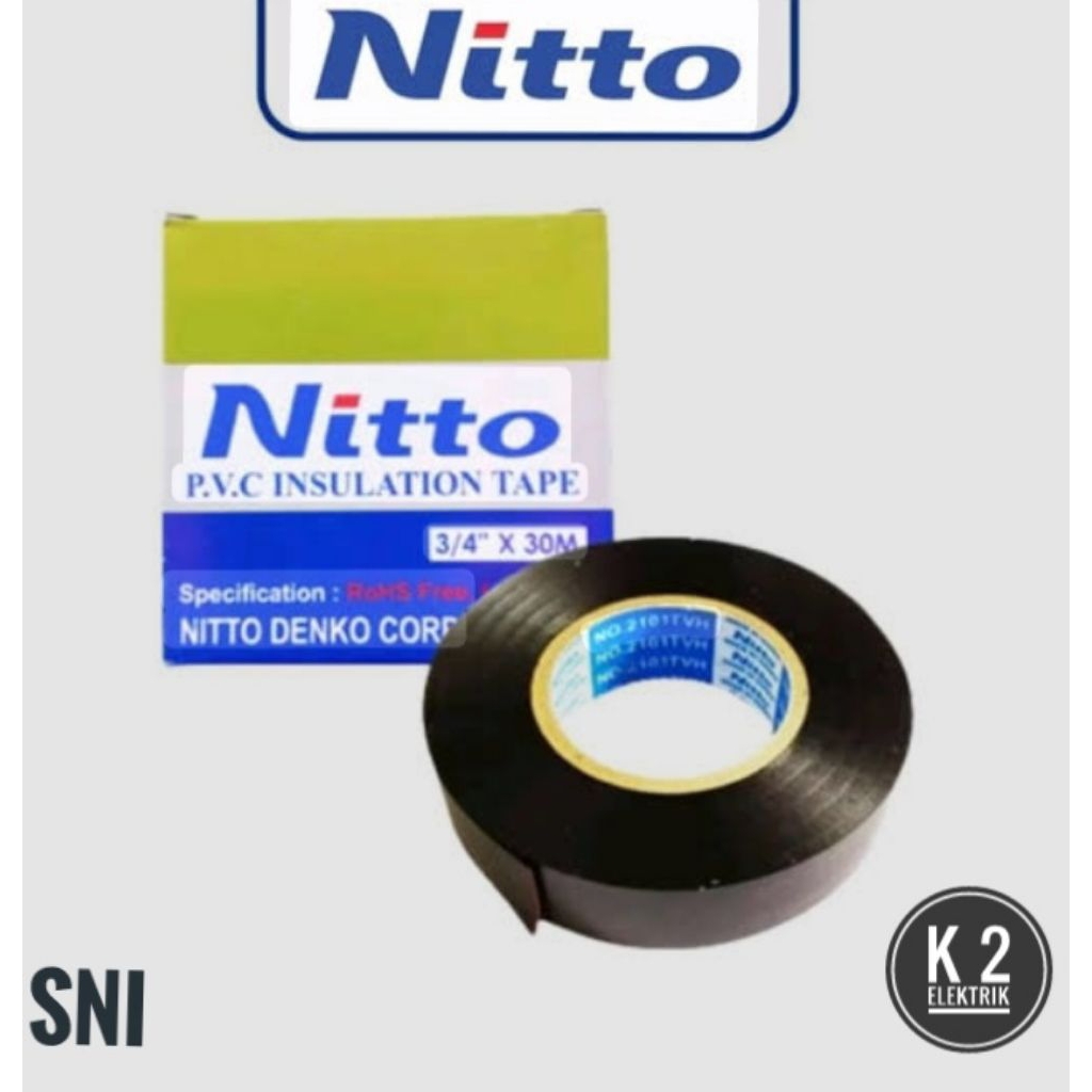 Isolasi Nitto Listrik Paket Isi 10 Pcs Grosir