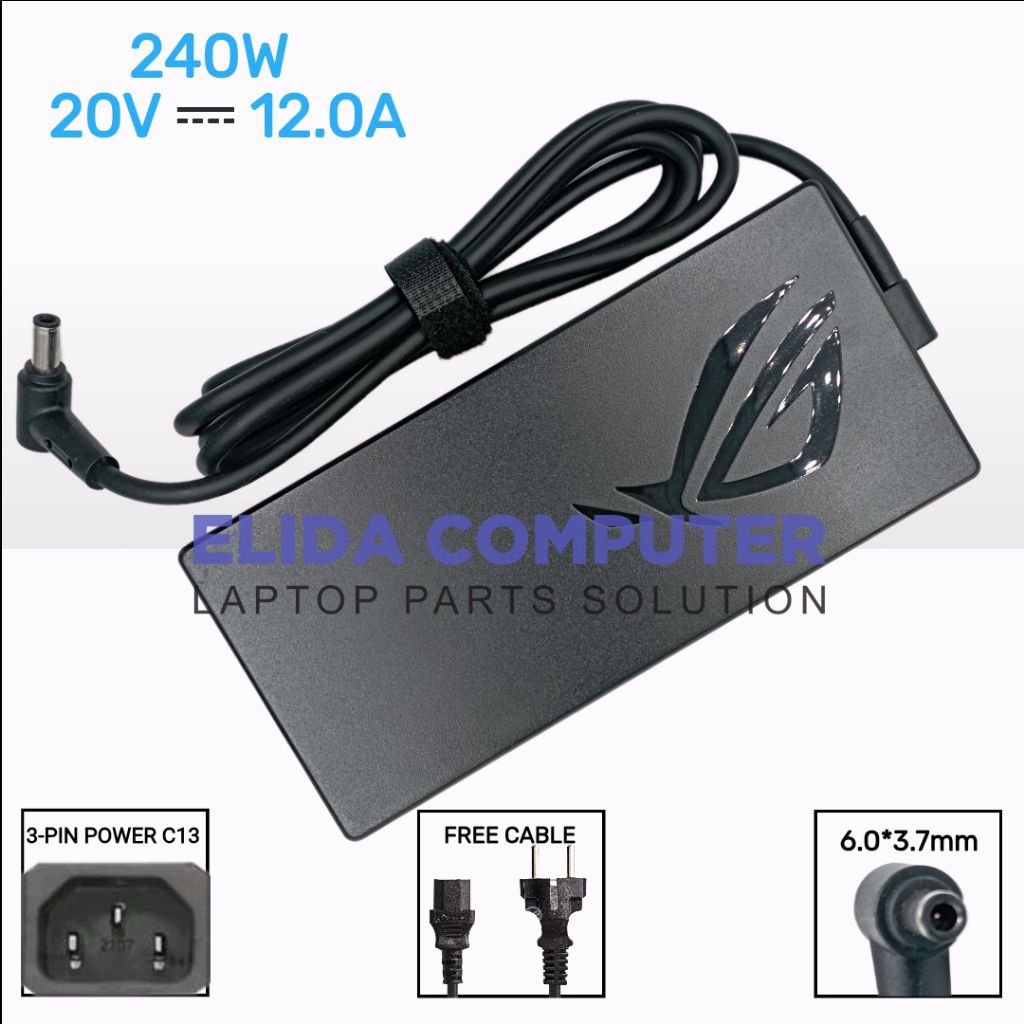 Adaptor Charger Asus ROG Strix Scar G533QS G533QR G733QS G733QSA G733QR 20V 12.0A 240W