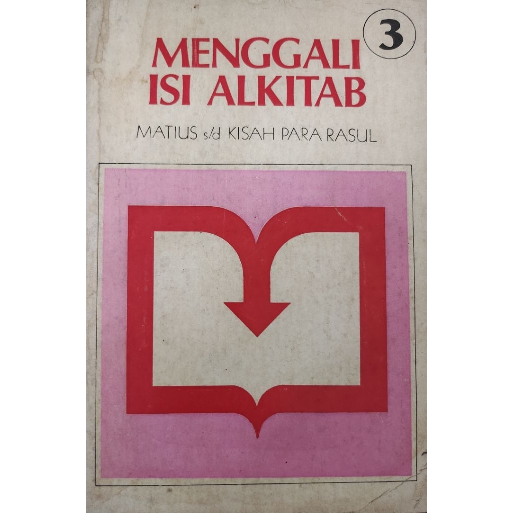 BUKU MENGGALI ISI ALKITAB 3 BEKAS ORIGINAL