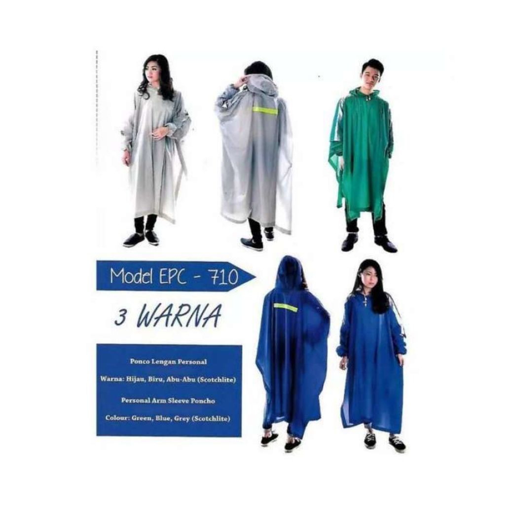 Jas Hujan ELMONDO 710/ Jas Hujan Poncho Lengan