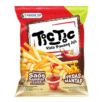 Tic Tic Stik Renyah Rasa Bawang Saos Sambal 65 g